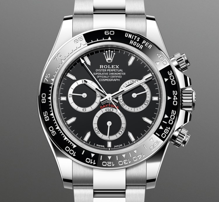 Rolex Daytona New 2025 Stickers 126500ln Black Oyster Steel 40 Mm
