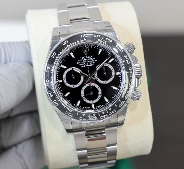 Rolex Daytona New 2025 Stickers 126500ln Black Oyster Steel 40 Mm