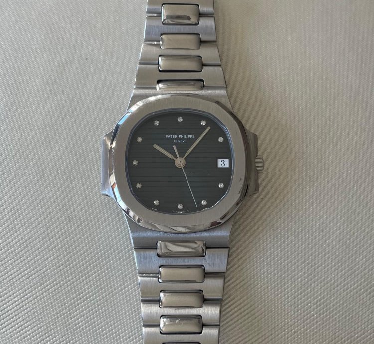 Patek Philippe Nautilus Platinum Diamond Dial 3800 1p-001