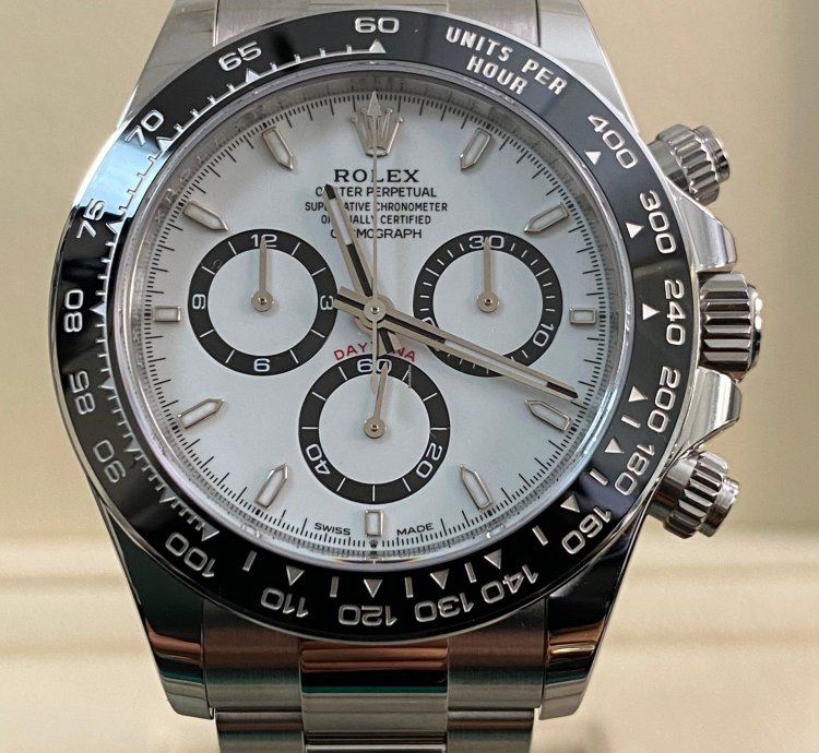 Rolex Daytona New 2025 Unworn Cosmograph Daytona Steel Panda 126500ln Full Set