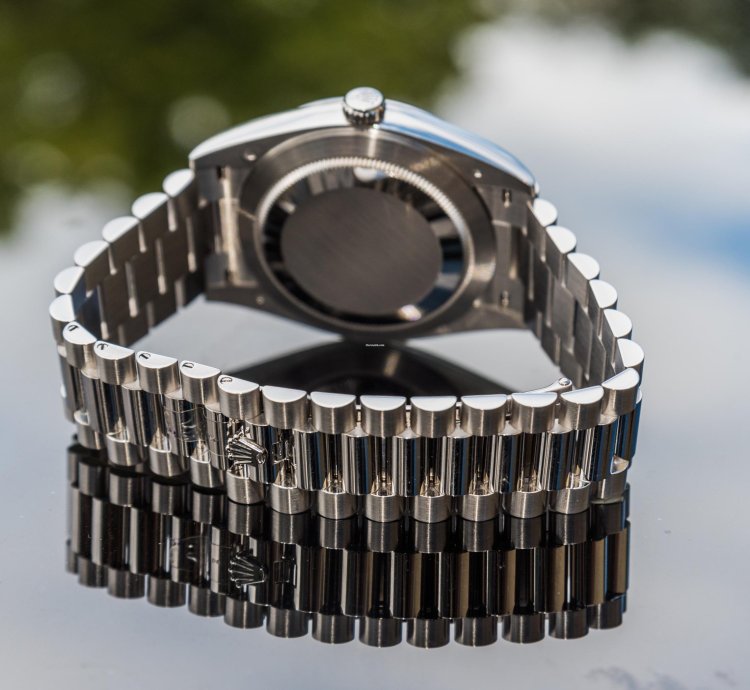 Rolex Day-date 40 Platinum Day-date 40mm Ice Blue Dial - Roman Numerals