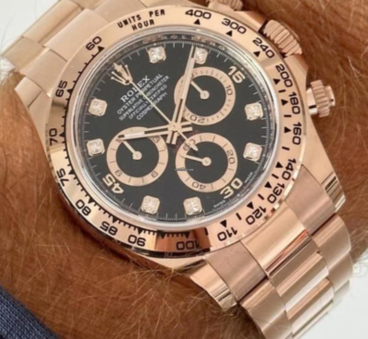 Rolex Daytona New Black Diamonds Dial
