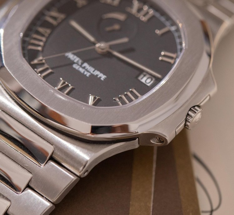 Patek Philippe Nautilus Power Reserve 3710 1a-001 Black Roman Dial