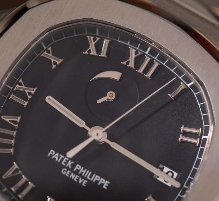 Patek Philippe Nautilus Power Reserve 3710 1a-001 Black Roman Dial