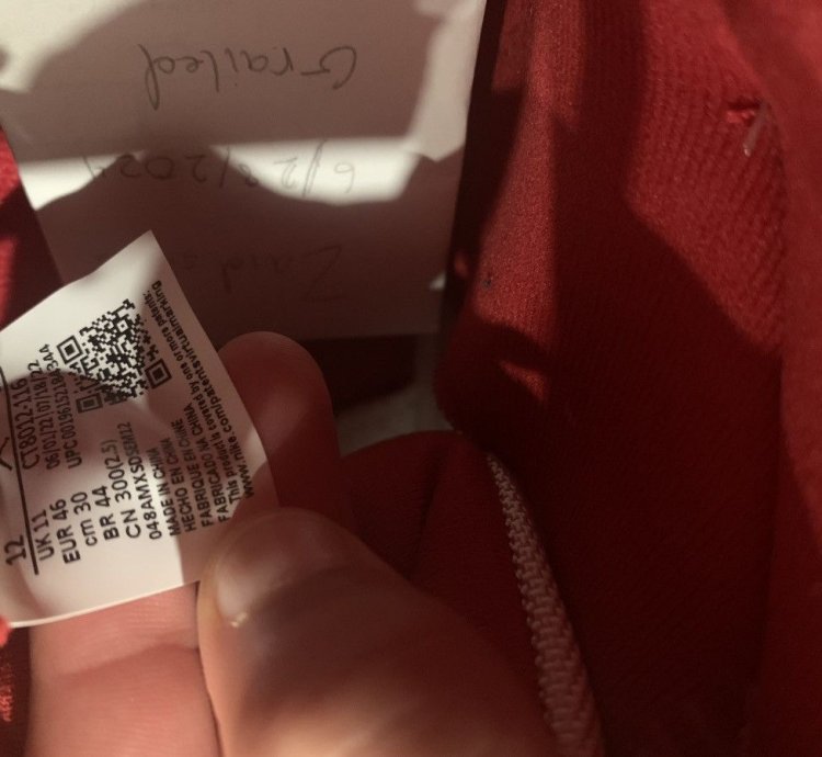 Jordan 11 Cherry With Box And Receipt