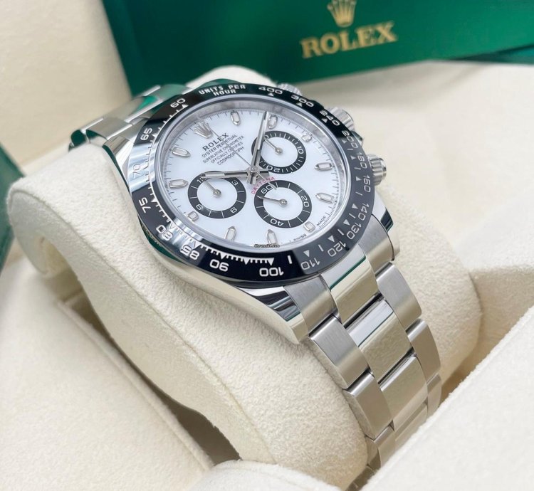 Rolex Daytona New Daytona 116500ln Stainless Steel Cosmograph 40mm White Panda Ceramic Bezel