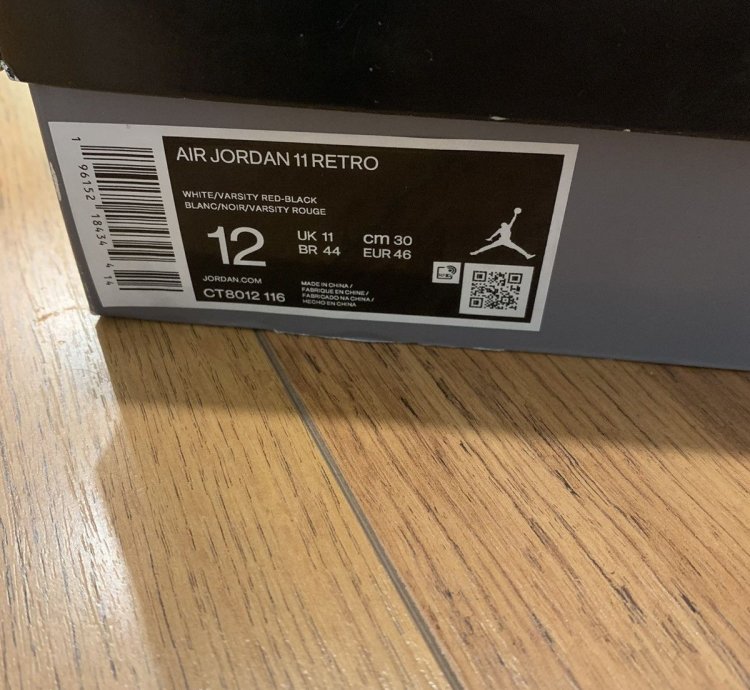 Jordan 11 Cherry With Box And Receipt