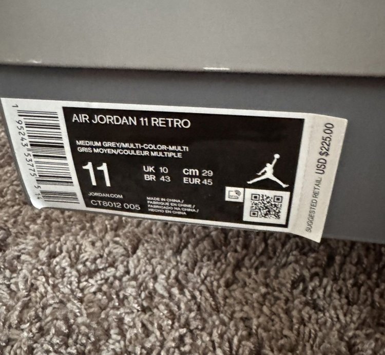 Jordan 11 Cool Grey