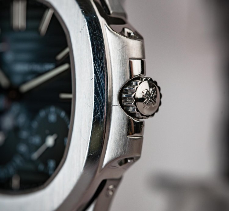 Patek Philippe Nautilus Power Reserve Moon Phase Stainless Steel