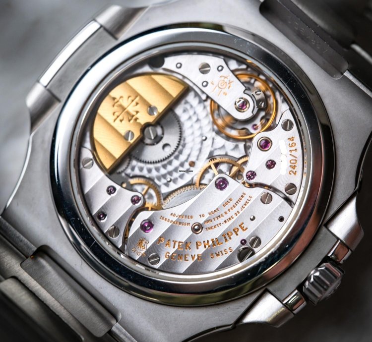 Patek Philippe Nautilus Power Reserve Moon Phase Stainless Steel