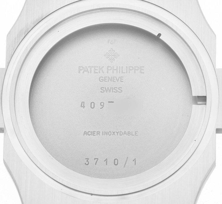 Patek Philippe Nautilus Power Reserve Steel Mens Watch 3710 Box Papers