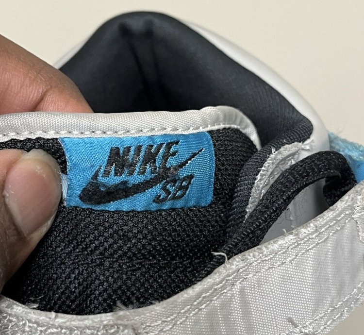 2008 Nike Dunk Mid Pro Sb Black Aqua Fuel Blue