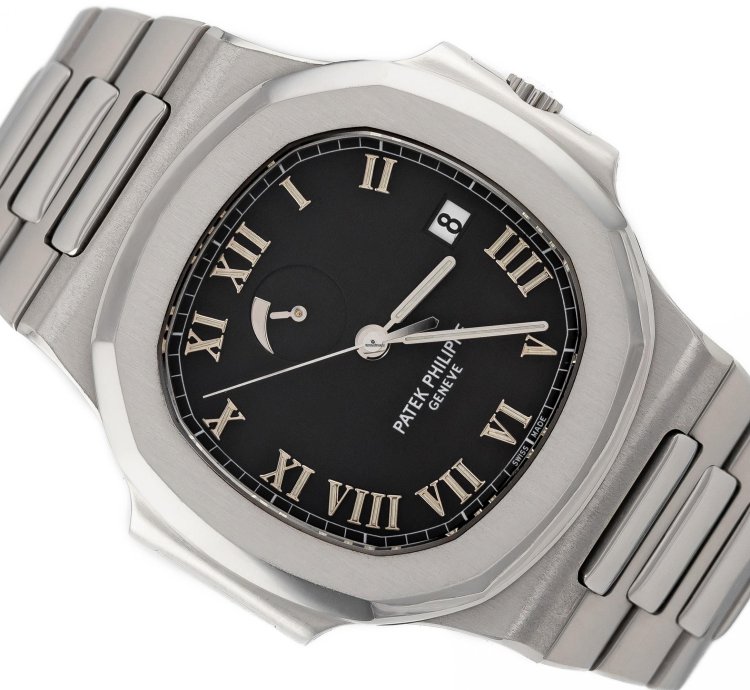 Patek Philippe Nautilus Power Reserve Steel Roman Dial 42mm Ref 3710 1a-001 Full Set 1999
