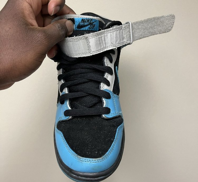 2008 Nike Dunk Mid Pro Sb Black Aqua Fuel Blue