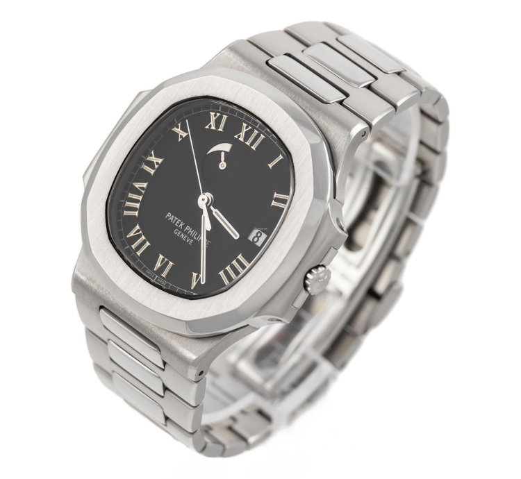 Patek Philippe Nautilus Power Reserve Steel Roman Dial 42mm Ref 3710 1a-001 Full Set 1999