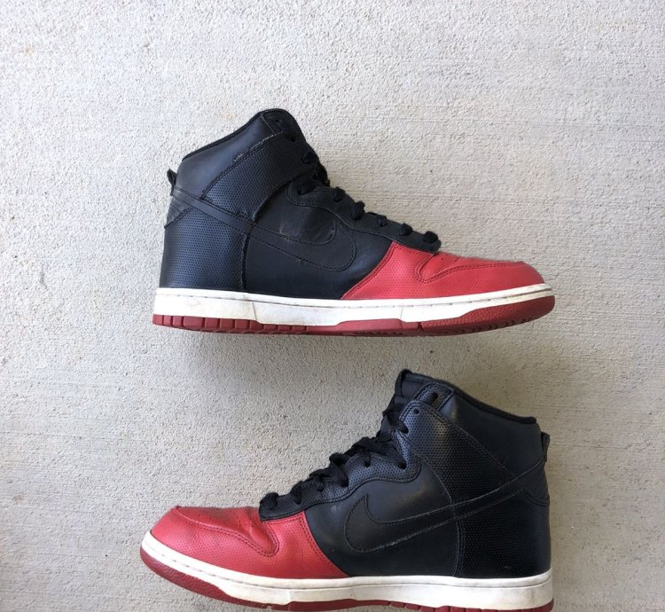 2008 Nike Dunks Black Sport Red