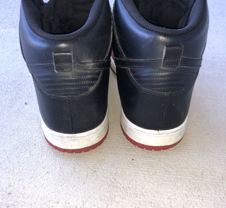 2008 Nike Dunks Black Sport Red