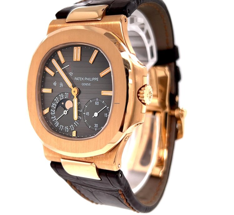 Patek Philippe Nautilus Pre-owned Rose Gold Nautilus 5712r Moonphase