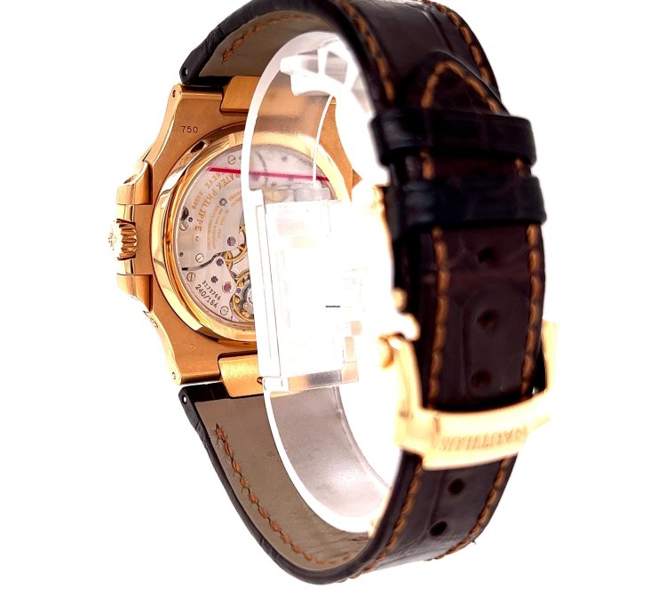 Patek Philippe Nautilus Pre-owned Rose Gold Nautilus 5712r Moonphase