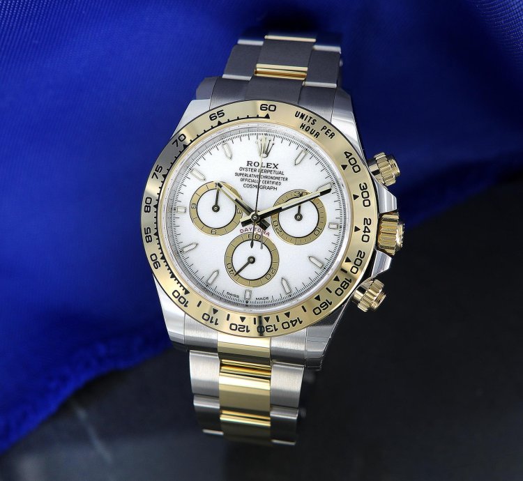 Rolex Daytona New Daytona Steel And Gold Ref 126503 White Dial Full Set 2023
