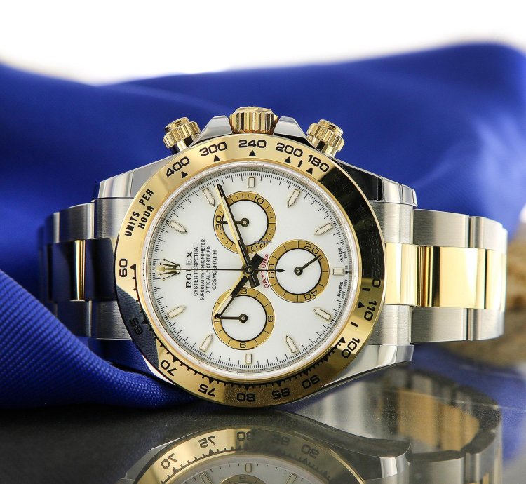 Rolex Daytona New Daytona Steel And Gold Ref 126503 White Dial Full Set 2023