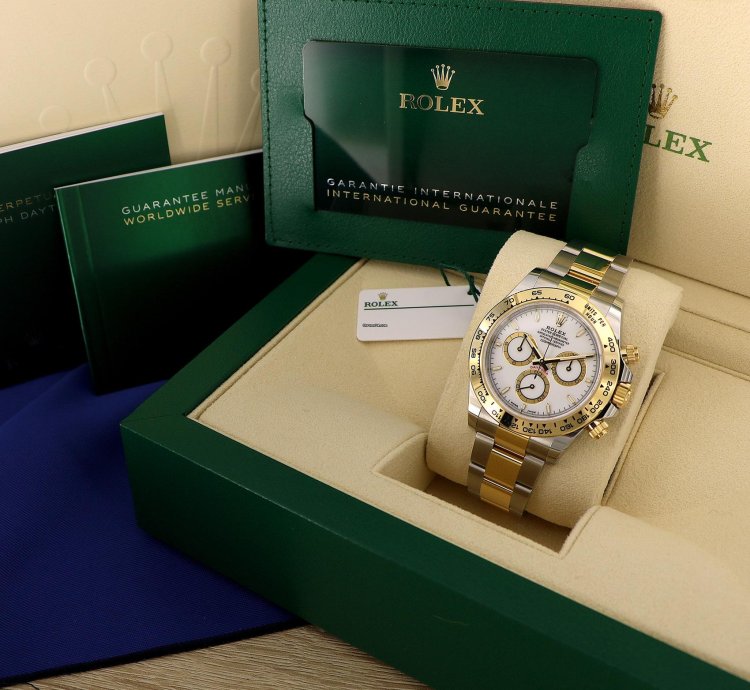 Rolex Daytona New Daytona Steel And Gold Ref 126503 White Dial Full Set 2023