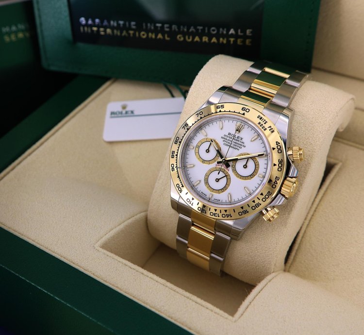 Rolex Daytona New Daytona Steel And Gold Ref 126503 White Dial Full Set 2023
