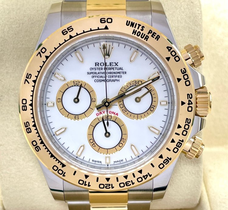 Rolex Daytona New Model - White Dial 126503 Steel Gold 2024 New Unworn Full Set Box Papers