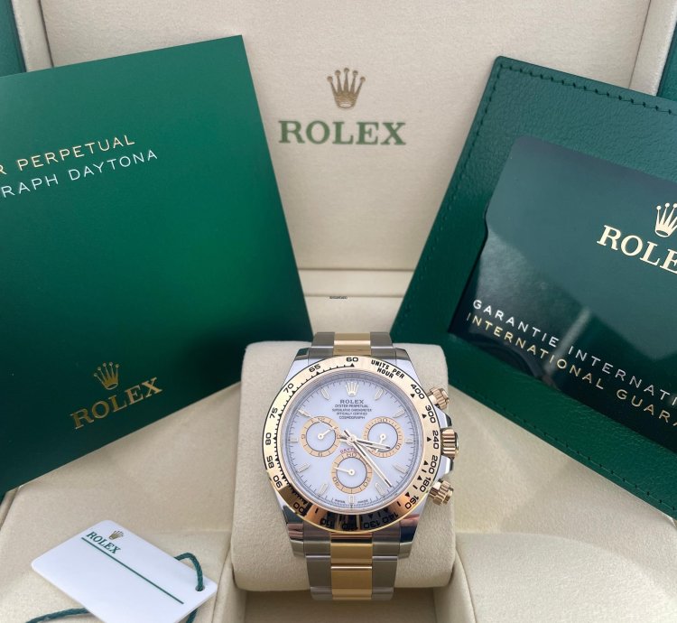 Rolex Daytona New Model - White Dial 126503 Steel Gold 2024 New Unworn Full Set Box Papers