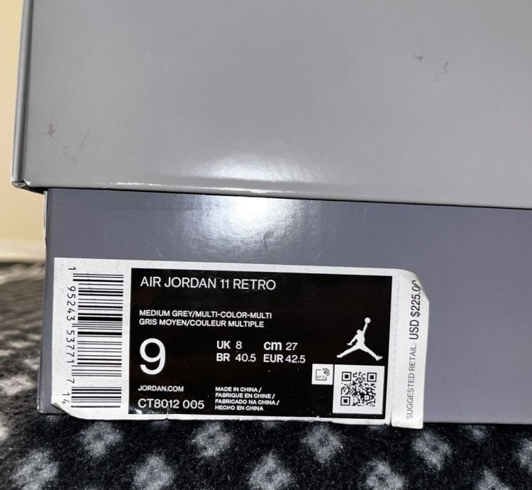 Jordan 11 Retro Cool Grey
