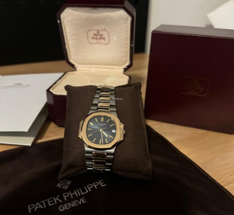 Patek Philippe Nautilus Recently Servised Original Box Wooden Box And Travel Case