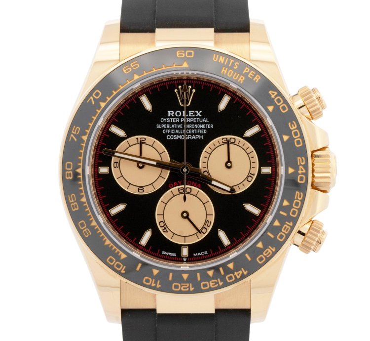 Rolex Daytona New Papers Rolex Daytona Gold Oysterflex Paul Newman 126518 Ln Watch Box