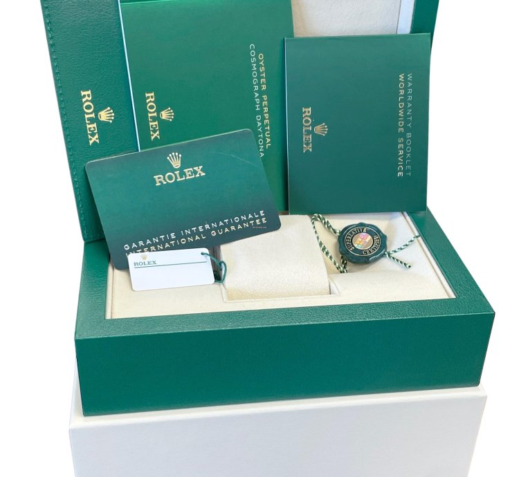 Rolex Daytona New Papers Rolex Daytona Gold Oysterflex Paul Newman 126518 Ln Watch Box