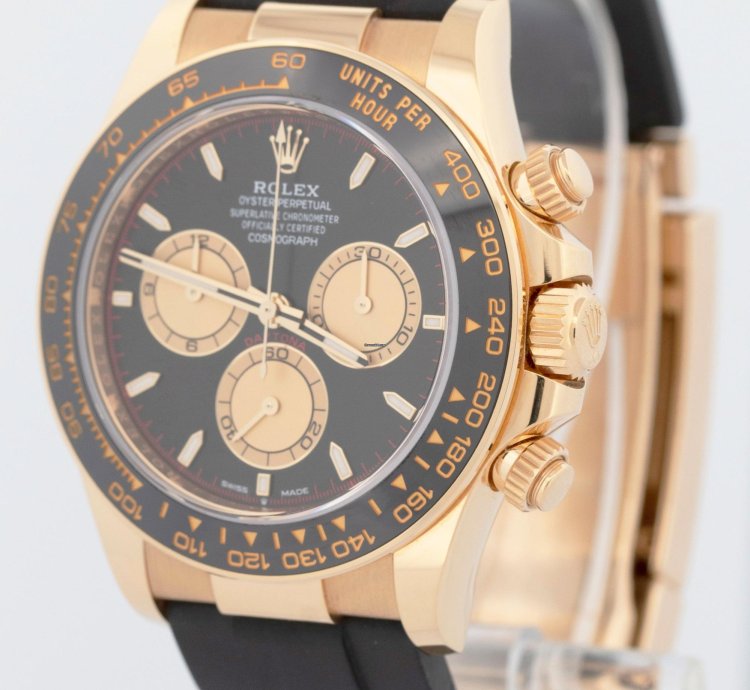 Rolex Daytona New Papers Rolex Daytona Gold Oysterflex Paul Newman 126518 Ln Watch Box