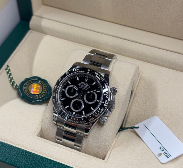 Rolex Daytona New Ref 2025 126500ln Daytona Black Dial Ceramic Bezel
