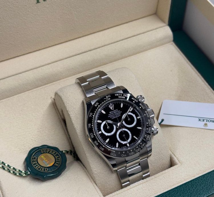 Rolex Daytona New Ref 2025 126500ln Daytona Black Dial Ceramic Bezel