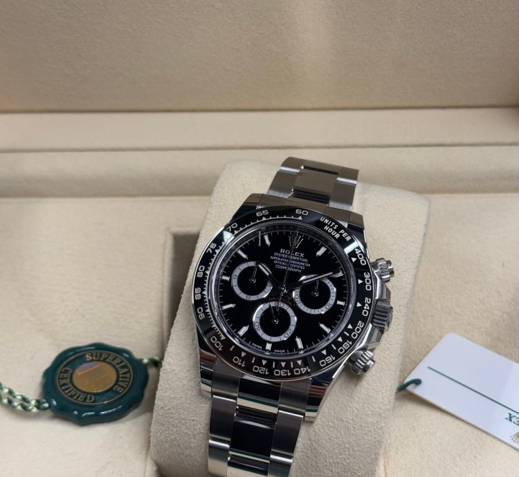 Rolex Daytona New Ref 2025 126500ln Daytona Black Dial Ceramic Bezel