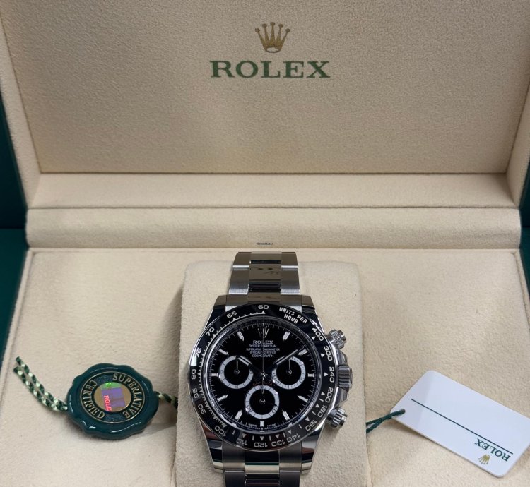 Rolex Daytona New Ref 2025 126500ln Daytona Black Dial Ceramic Bezel