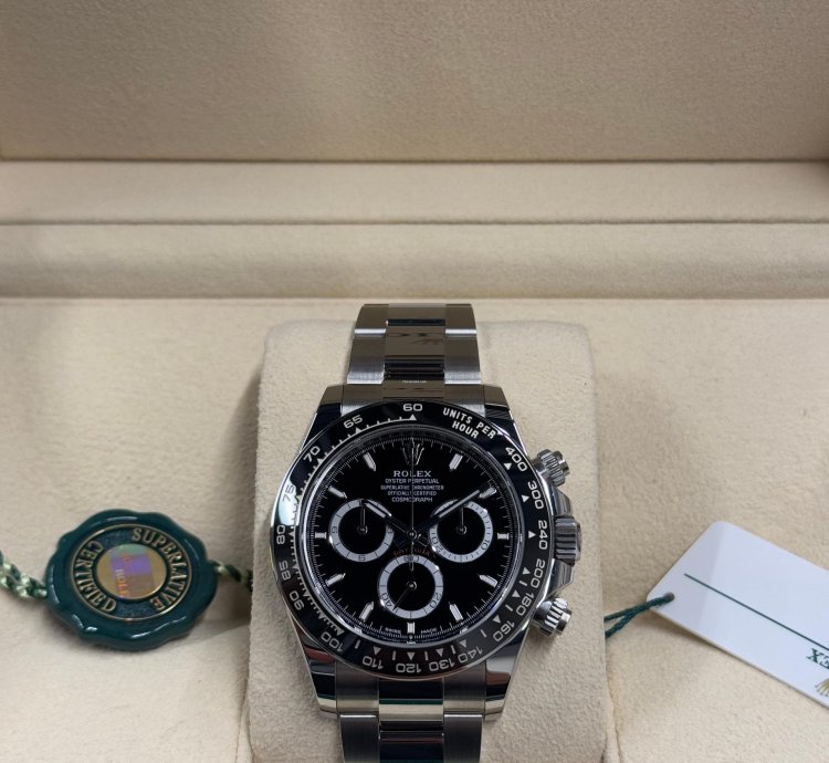 Rolex Daytona New Ref 2025 126500ln Daytona Black Dial Ceramic Bezel