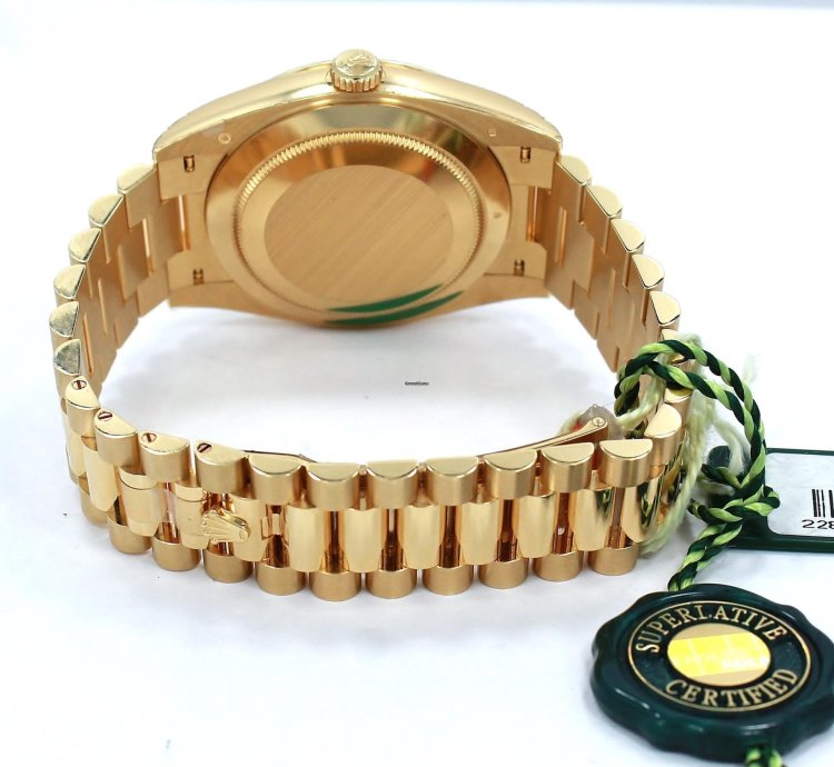 Rolex Day-date 40 President 40mm Day-date 228238 18k Yellow Gold Champagne New