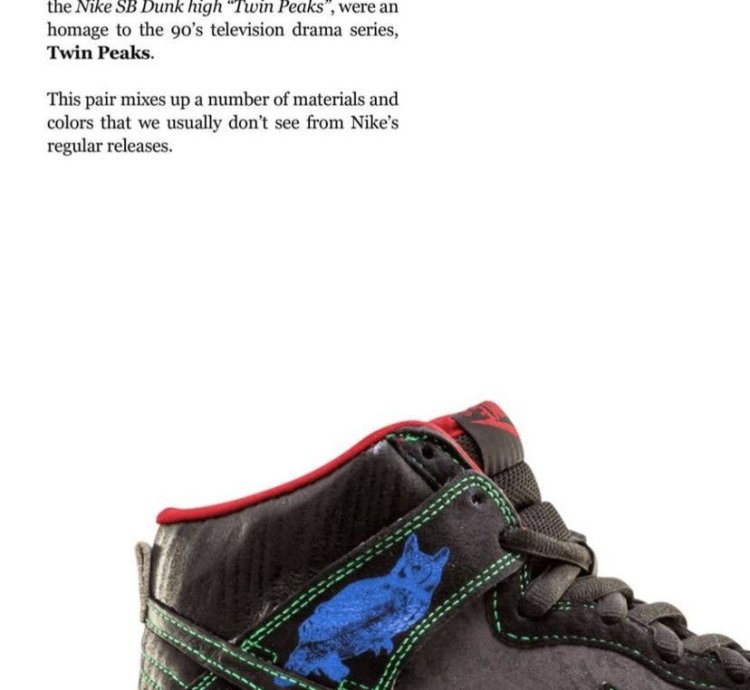 2009 Ds Nike Sb Dunk High Twin Peaks