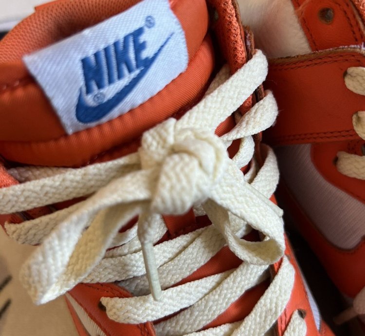 2009 Nike Dunk High Syracuse White Orange Blaze - Used