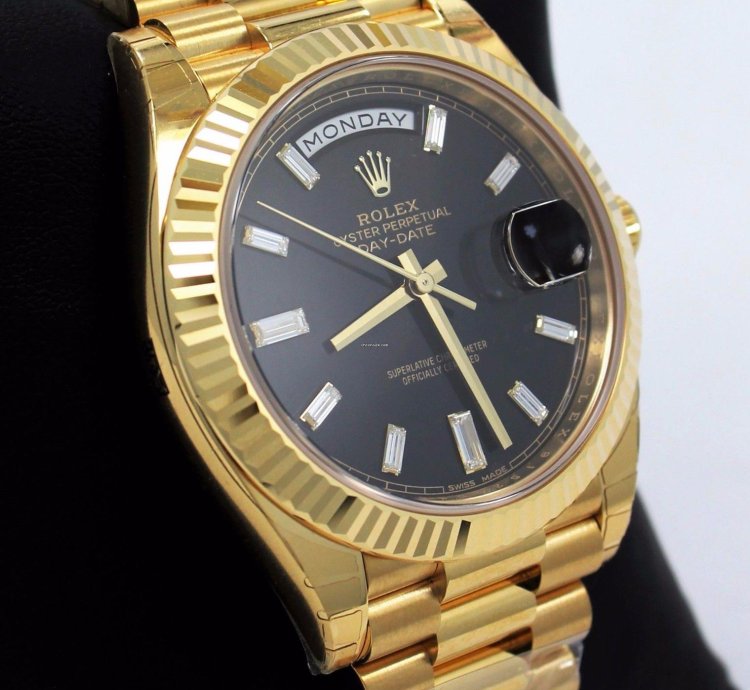Rolex Day-date 40 President Day-date 228238 18k Yellow Gold Diamond Dial New