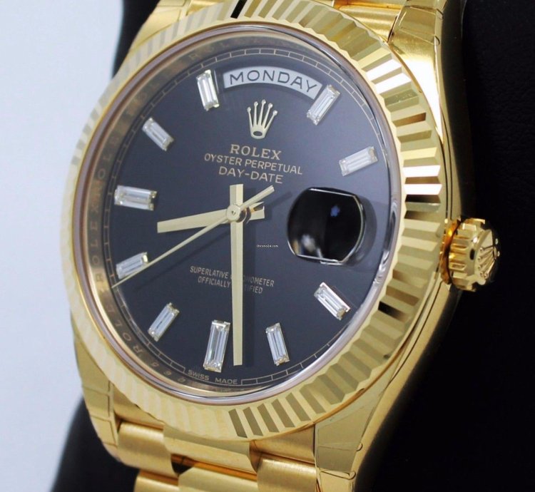 Rolex Day-date 40 President Day-date 228238 18k Yellow Gold Diamond Dial New