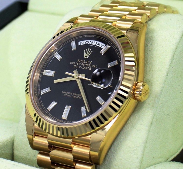Rolex Day-date 40 President Day-date 228238 18k Yellow Gold Diamond Dial New
