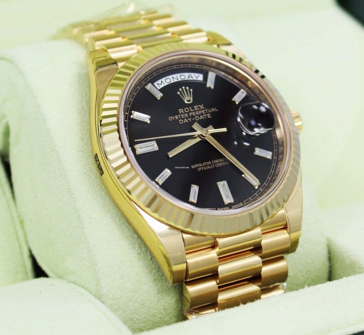 Rolex Day-date 40 President Day-date 228238 18k Yellow Gold Diamond Dial New