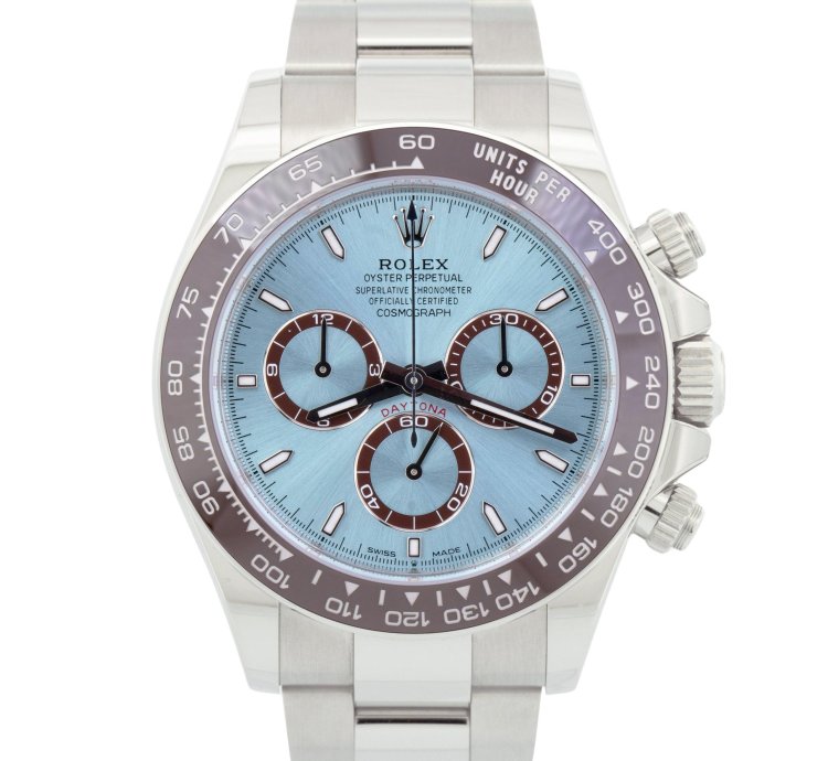 Rolex Daytona New Release 2023 Papers Rolex Daytona Platinum Glacier Blue 40 126506 Watch Box