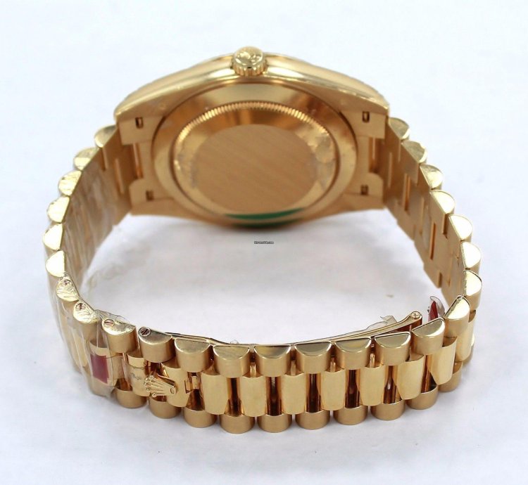 Rolex Day-date 40 President Day-date 228238 18k Yellow Gold Silver Motif Dial