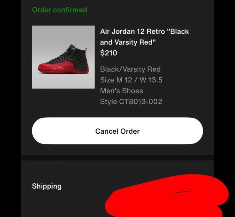 Jordan 12 Flu Game 2025 Size 12