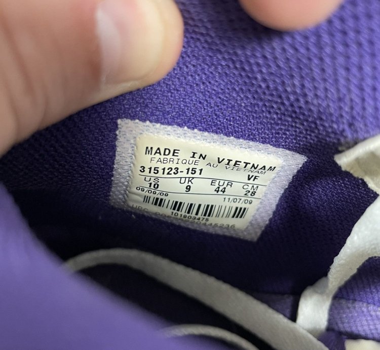 2010 Nike Air Force 1 Mid White Purple